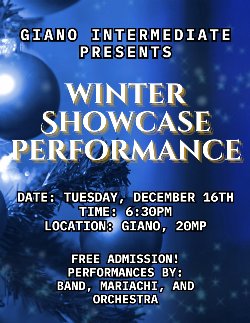 Giano Winter Concert